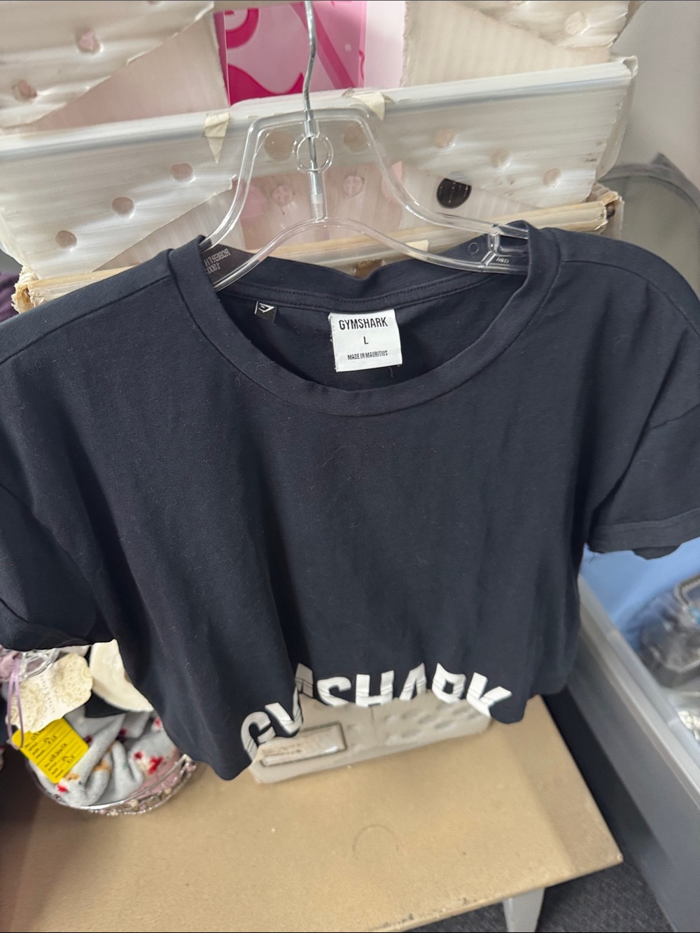 Gymshark crop tee L // 092731